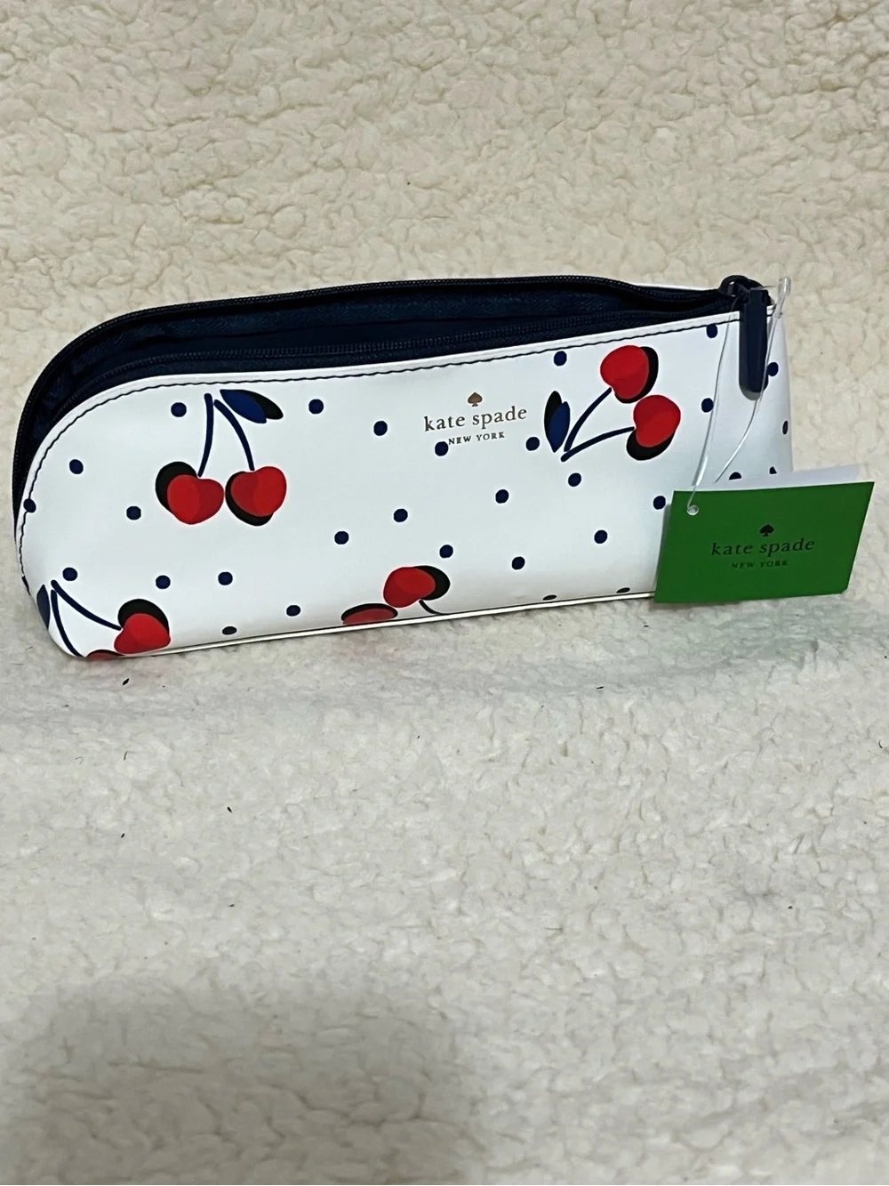 Kate Spade Vintage Cherry Dot Pencil Case